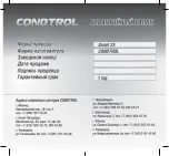 Preview for 16 page of CONDTROL SMART 25 User Manual