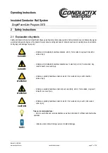 Предварительный просмотр 7 страницы Conductix-Wampfler 0813 Series Operating Instructions Manual