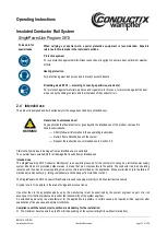 Предварительный просмотр 10 страницы Conductix-Wampfler 0813 Series Operating Instructions Manual