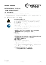 Предварительный просмотр 13 страницы Conductix-Wampfler 0813 Series Operating Instructions Manual