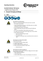 Предварительный просмотр 38 страницы Conductix-Wampfler 0813 Series Operating Instructions Manual