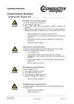 Предварительный просмотр 42 страницы Conductix-Wampfler 0813 Series Operating Instructions Manual