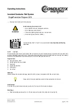 Предварительный просмотр 60 страницы Conductix-Wampfler 0813 Series Operating Instructions Manual