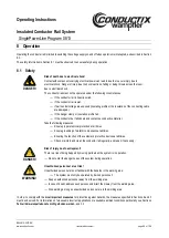 Предварительный просмотр 89 страницы Conductix-Wampfler 0813 Series Operating Instructions Manual