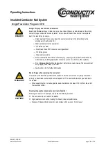 Preview for 104 page of Conductix-Wampfler 0813 Series Operating Instructions Manual