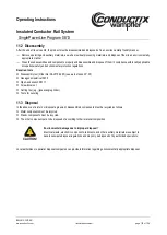 Preview for 105 page of Conductix-Wampfler 0813 Series Operating Instructions Manual