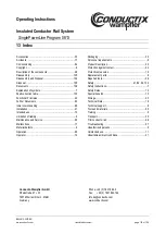 Preview for 108 page of Conductix-Wampfler 0813 Series Operating Instructions Manual