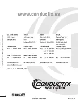 Предварительный просмотр 18 страницы Conductix-Wampfler 701L10001 Manual