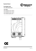 Предварительный просмотр 1 страницы Conductix-Wampfler 91000-111-3090877 Operation Manual