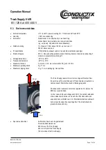 Предварительный просмотр 11 страницы Conductix-Wampfler 91000-111-3090877 Operation Manual