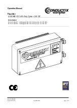 Conductix-Wampfler 91012-411-3090871 Operation Manual preview