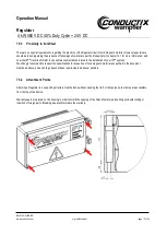 Предварительный просмотр 17 страницы Conductix-Wampfler 91012-411-3090871 Operation Manual