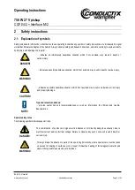 Предварительный просмотр 7 страницы Conductix-Wampfler 91212-332-3124850 Operating Instructions Manual