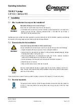 Предварительный просмотр 19 страницы Conductix-Wampfler 91212-332-3124850 Operating Instructions Manual