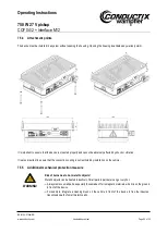 Предварительный просмотр 25 страницы Conductix-Wampfler 91212-332-3124850 Operating Instructions Manual