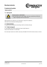 Preview for 6 page of Conductix-Wampfler MultiLine 0835 Mounting Instruction