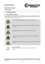 Preview for 7 page of Conductix-Wampfler MultiLine 0835 Mounting Instruction