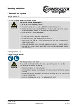 Preview for 65 page of Conductix-Wampfler MultiLine 0835 Mounting Instruction