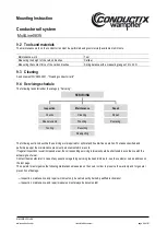 Preview for 66 page of Conductix-Wampfler MultiLine 0835 Mounting Instruction