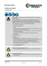 Preview for 75 page of Conductix-Wampfler MultiLine 0835 Mounting Instruction