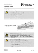 Preview for 77 page of Conductix-Wampfler MultiLine 0835 Mounting Instruction