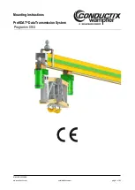 Preview for 1 page of Conductix-Wampfler ProfiDAT Programm 0514 Mounting Instructions