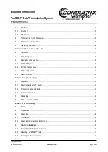 Preview for 3 page of Conductix-Wampfler ProfiDAT Programm 0514 Mounting Instructions