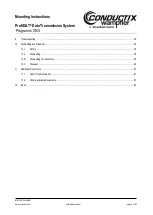 Preview for 5 page of Conductix-Wampfler ProfiDAT Programm 0514 Mounting Instructions