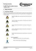 Preview for 8 page of Conductix-Wampfler ProfiDAT Programm 0514 Mounting Instructions