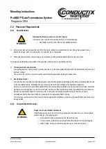 Preview for 9 page of Conductix-Wampfler ProfiDAT Programm 0514 Mounting Instructions