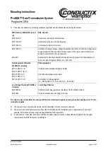 Preview for 13 page of Conductix-Wampfler ProfiDAT Programm 0514 Mounting Instructions