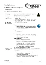 Preview for 15 page of Conductix-Wampfler ProfiDAT Programm 0514 Mounting Instructions