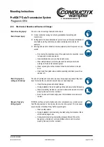 Preview for 16 page of Conductix-Wampfler ProfiDAT Programm 0514 Mounting Instructions