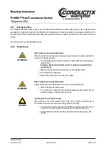 Preview for 20 page of Conductix-Wampfler ProfiDAT Programm 0514 Mounting Instructions