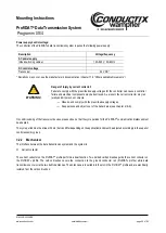 Preview for 24 page of Conductix-Wampfler ProfiDAT Programm 0514 Mounting Instructions