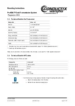 Preview for 25 page of Conductix-Wampfler ProfiDAT Programm 0514 Mounting Instructions