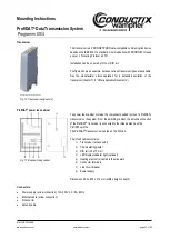 Preview for 31 page of Conductix-Wampfler ProfiDAT Programm 0514 Mounting Instructions