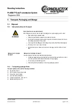 Preview for 33 page of Conductix-Wampfler ProfiDAT Programm 0514 Mounting Instructions