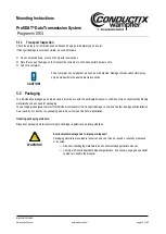 Preview for 34 page of Conductix-Wampfler ProfiDAT Programm 0514 Mounting Instructions