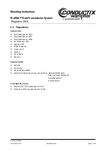 Preview for 37 page of Conductix-Wampfler ProfiDAT Programm 0514 Mounting Instructions