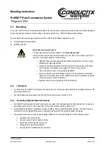 Preview for 38 page of Conductix-Wampfler ProfiDAT Programm 0514 Mounting Instructions