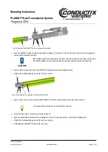 Preview for 42 page of Conductix-Wampfler ProfiDAT Programm 0514 Mounting Instructions