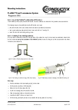 Preview for 55 page of Conductix-Wampfler ProfiDAT Programm 0514 Mounting Instructions