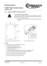 Preview for 60 page of Conductix-Wampfler ProfiDAT Programm 0514 Mounting Instructions