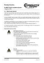 Preview for 63 page of Conductix-Wampfler ProfiDAT Programm 0514 Mounting Instructions