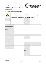 Preview for 66 page of Conductix-Wampfler ProfiDAT Programm 0514 Mounting Instructions