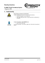 Preview for 78 page of Conductix-Wampfler ProfiDAT Programm 0514 Mounting Instructions