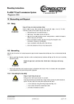 Preview for 79 page of Conductix-Wampfler ProfiDAT Programm 0514 Mounting Instructions