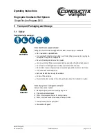 Предварительный просмотр 31 страницы Conductix-Wampfler SingleFlexLine Program 0815 Operating Instructions Manual