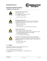 Предварительный просмотр 32 страницы Conductix-Wampfler SingleFlexLine Program 0815 Operating Instructions Manual